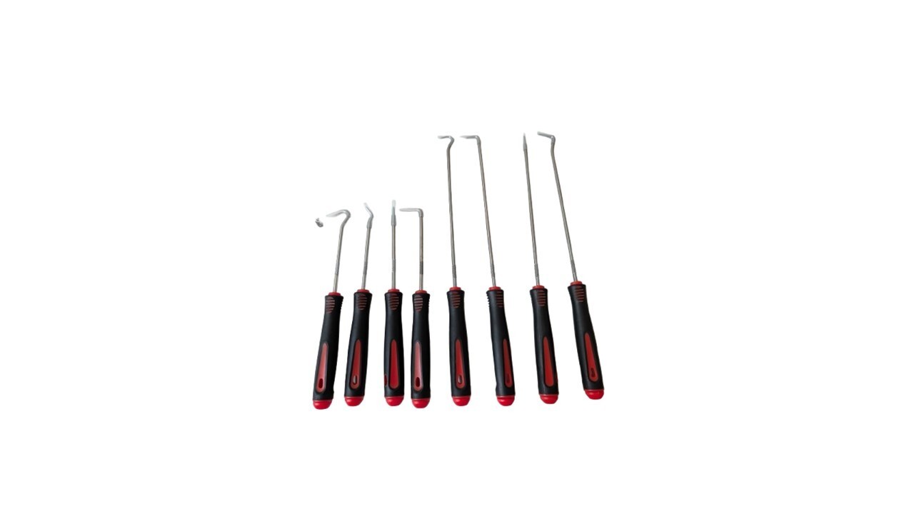 8PCS Precision Pick Set – Auto Oil Seals, O-Rings, Gaskets, Picks & Tools