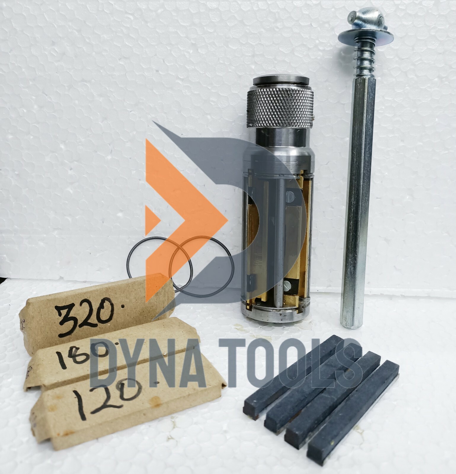 New Cylinder Engine Hone Kit 1-3/4″ TO 2-1/2″ Honing Machine + 4 Set Of Stones