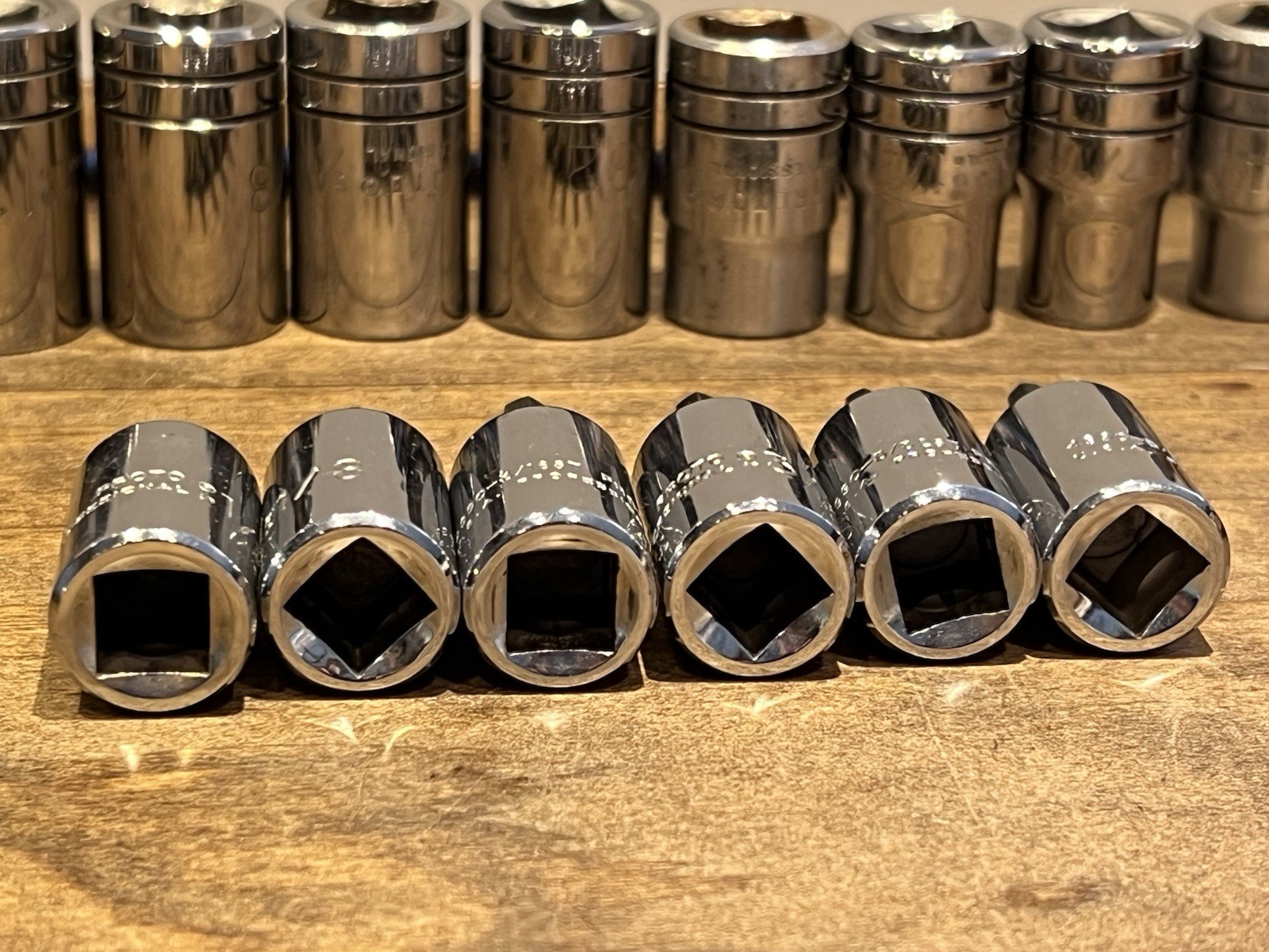 Proto Professional Sockets Mixed Lot Of 23 Pieces Made In USA VTG TOOLS