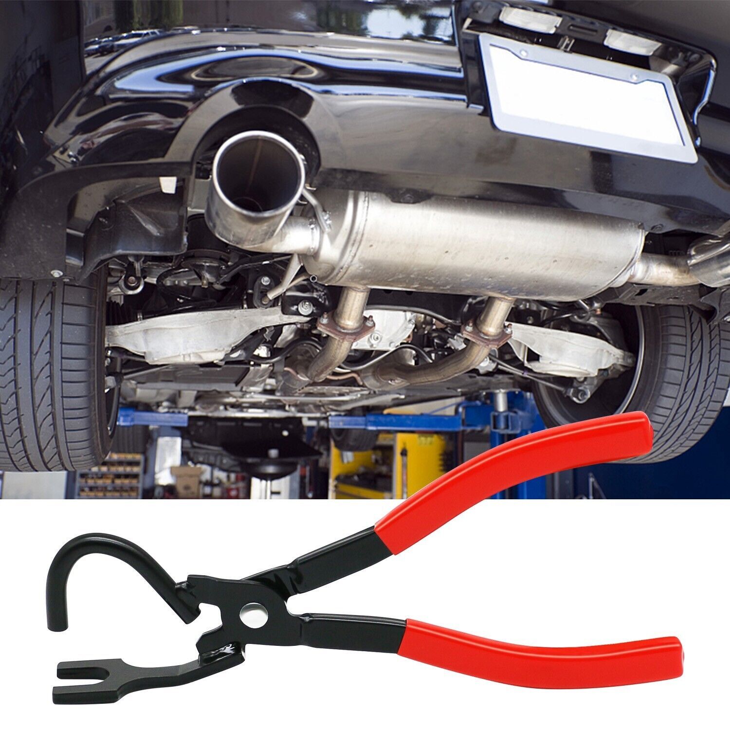 Exhaust Hanger Removal Pliers Grommets Removal Tool Muffler Rubber Hanger Plier