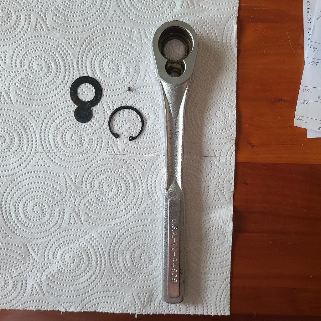 Craftsman 1/2» Drive Quick Release Ratchet -VJ- 44809 USA PARTS Ball Bearing
