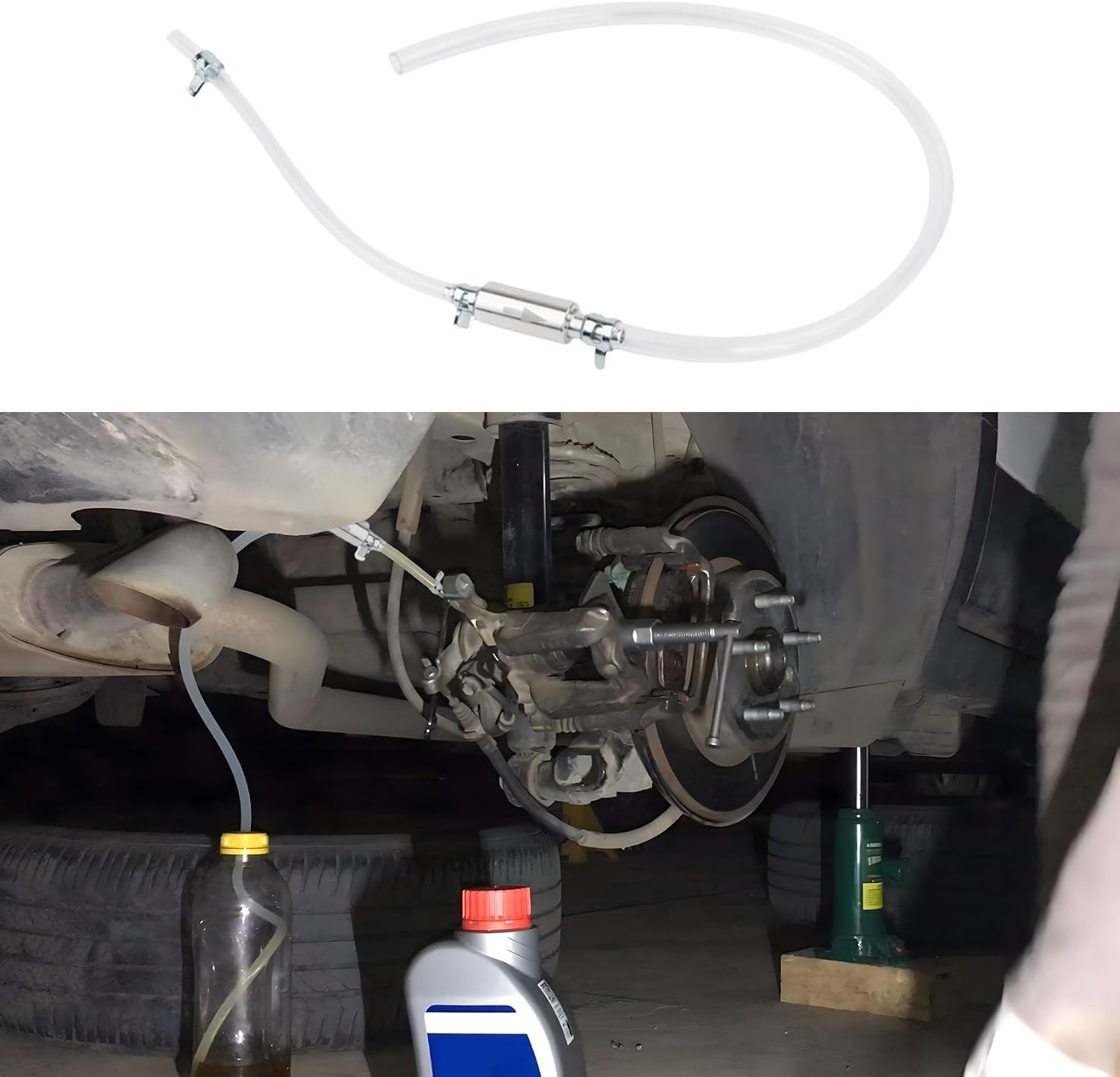 Universal Brake Bleeder Kit – Aluminum & Rubber, Easy Maintenance for Vehicles