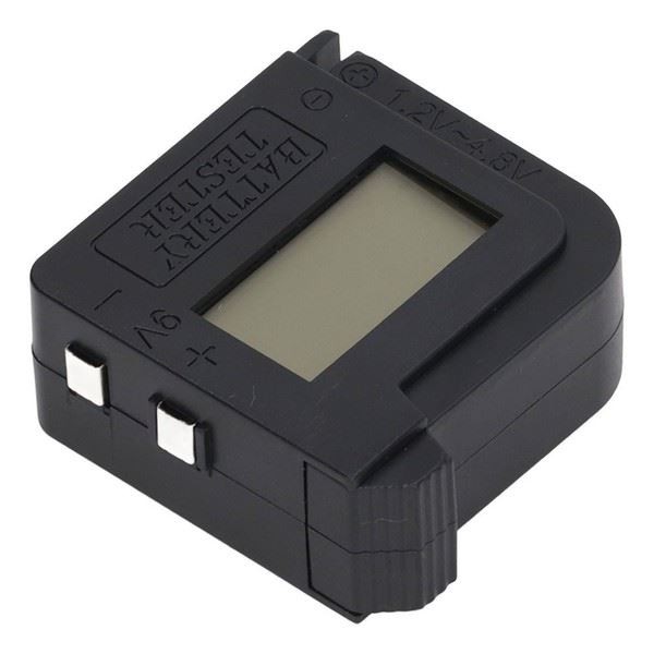 Battery Tester Compact Pocket Size LCD Display Supports 1.5V Button Batteries