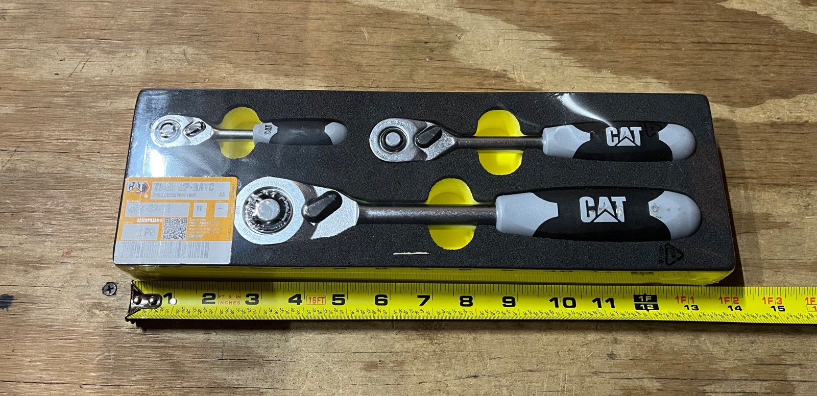 CAT Tools 3 PC Quick Release Ratchet Set – Made in Germany by Stahlwille