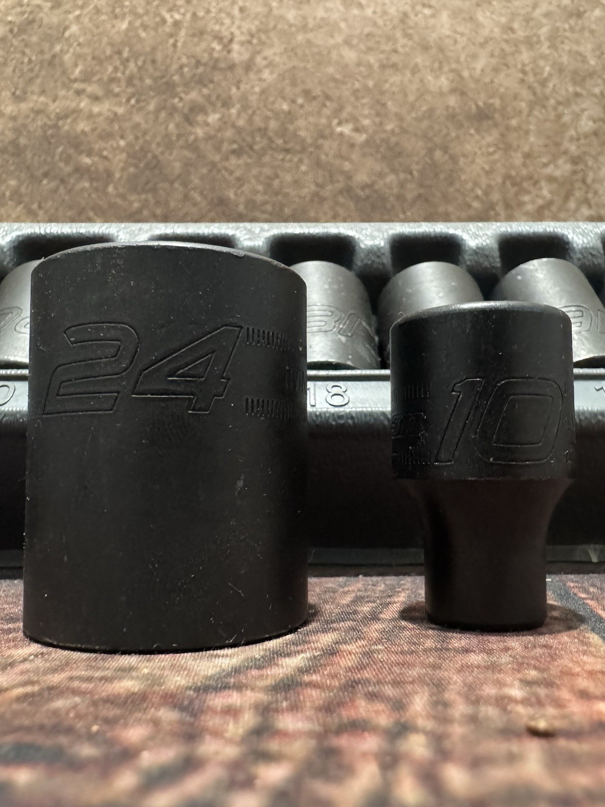 Snap-On 315IMMYA 15pc. 1/2in. Drive 6-Point Metric Shallow Impact Socket Set