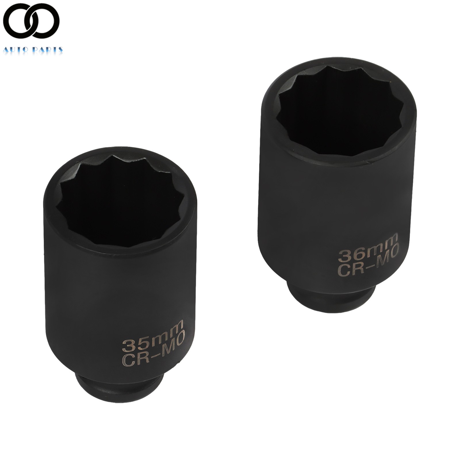 8Pc Axle Nut Socket Set 12 Point 1/2″ Drive 29-39mm for Toyota BMW Mercedes-Benz