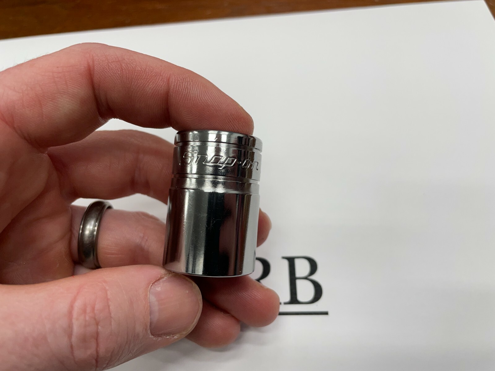 Snap-on Tools USA NEW 1/2″ Drive 3/4″ SAE 6 Point Shallow Chrome Socket TW241