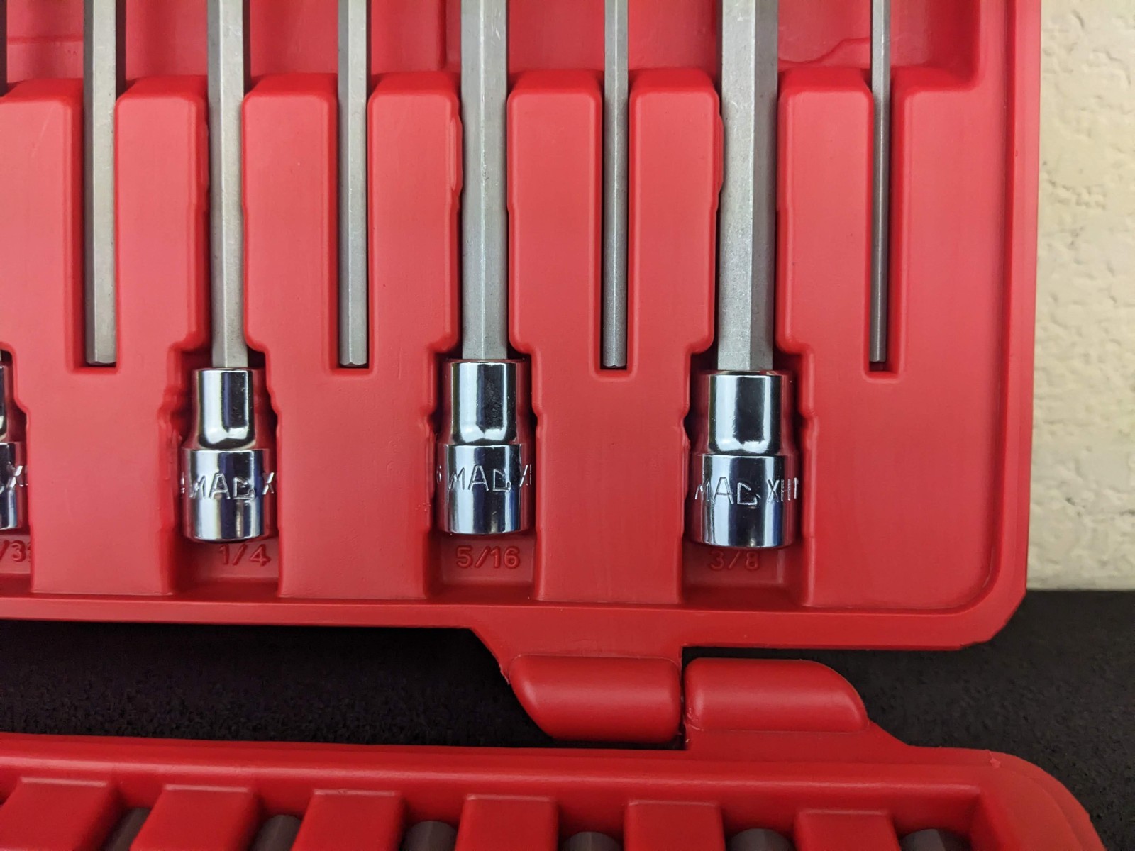 #bo766 Mac Tools SXH60B 60 PC. 3/8″ Master Hex Driver Socket Set EXCELLENT