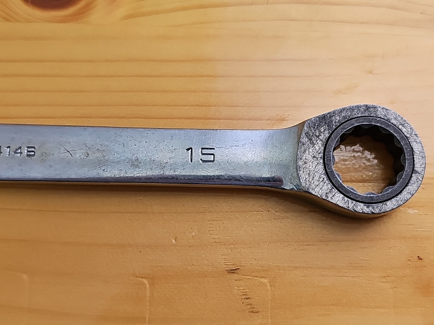 GM Performance Parts 15MM Ratchet Combination Wrench #14146 12 Point 8″