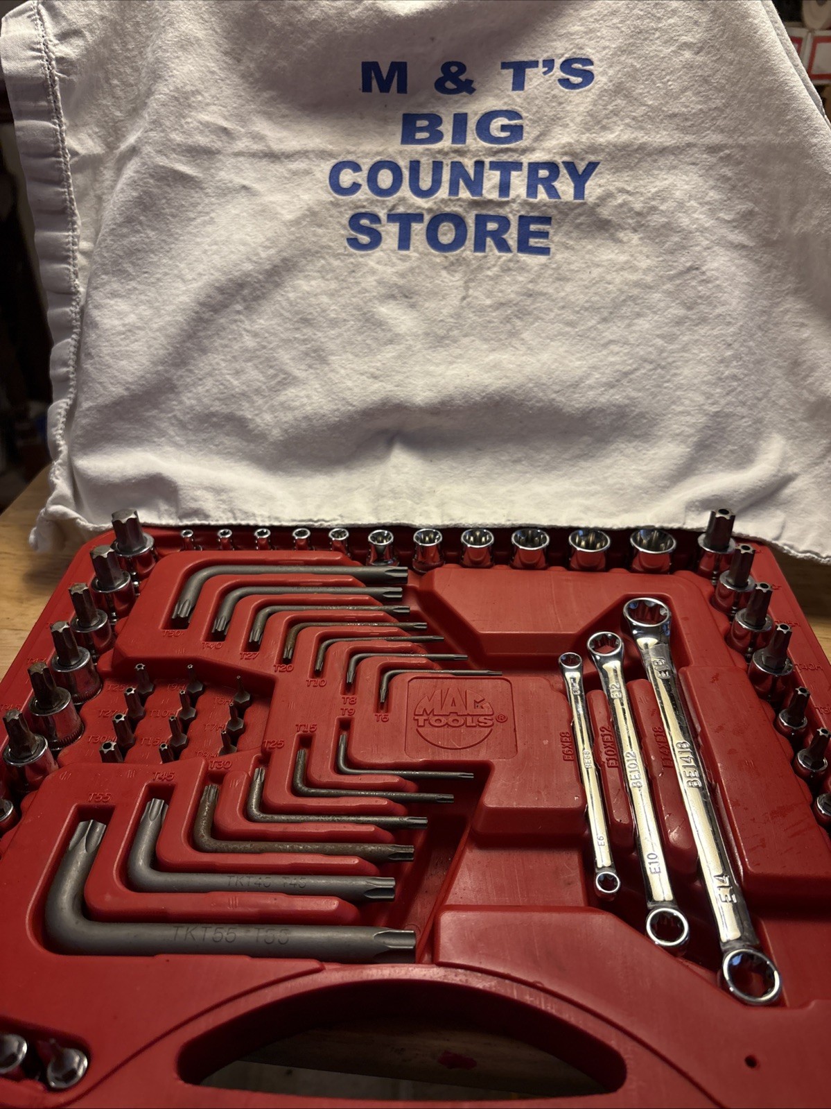 Mac Tools 62pc Star Driver and Wrench Set SMXT62B