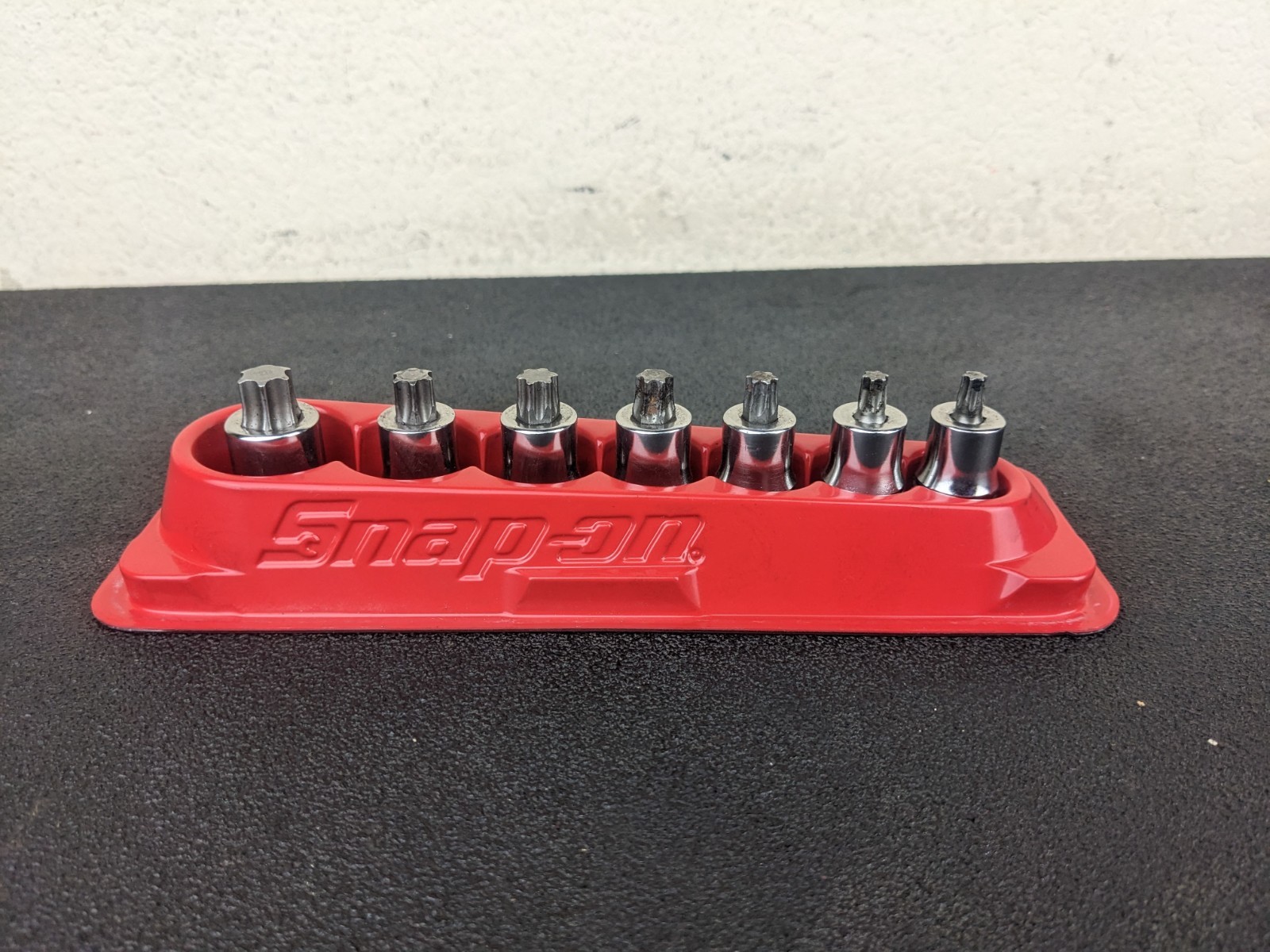 #bp502 Snap On 7pc 3/8″ Drive Stubby Torx Socket Driver Set T27-T55 207EFTXYSE