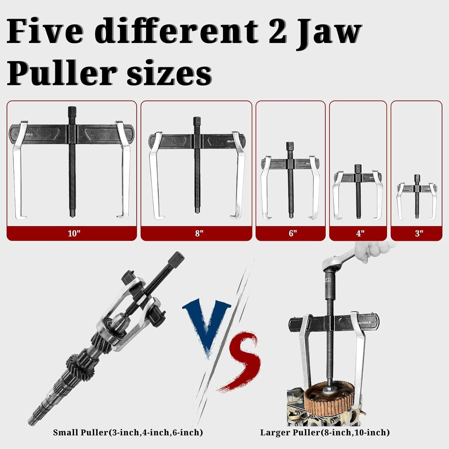 4″ 2-Jaw Gear Puller for Automotive Use – Quick & Secure Component Removal