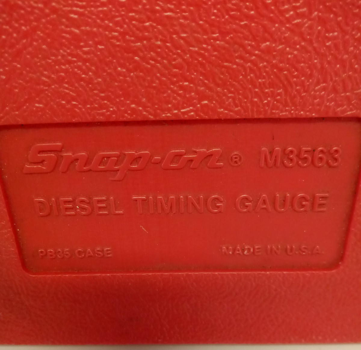 Snap On Tools Detroit Diesel Injector Timing Gauge M3563 W/ Case NEW