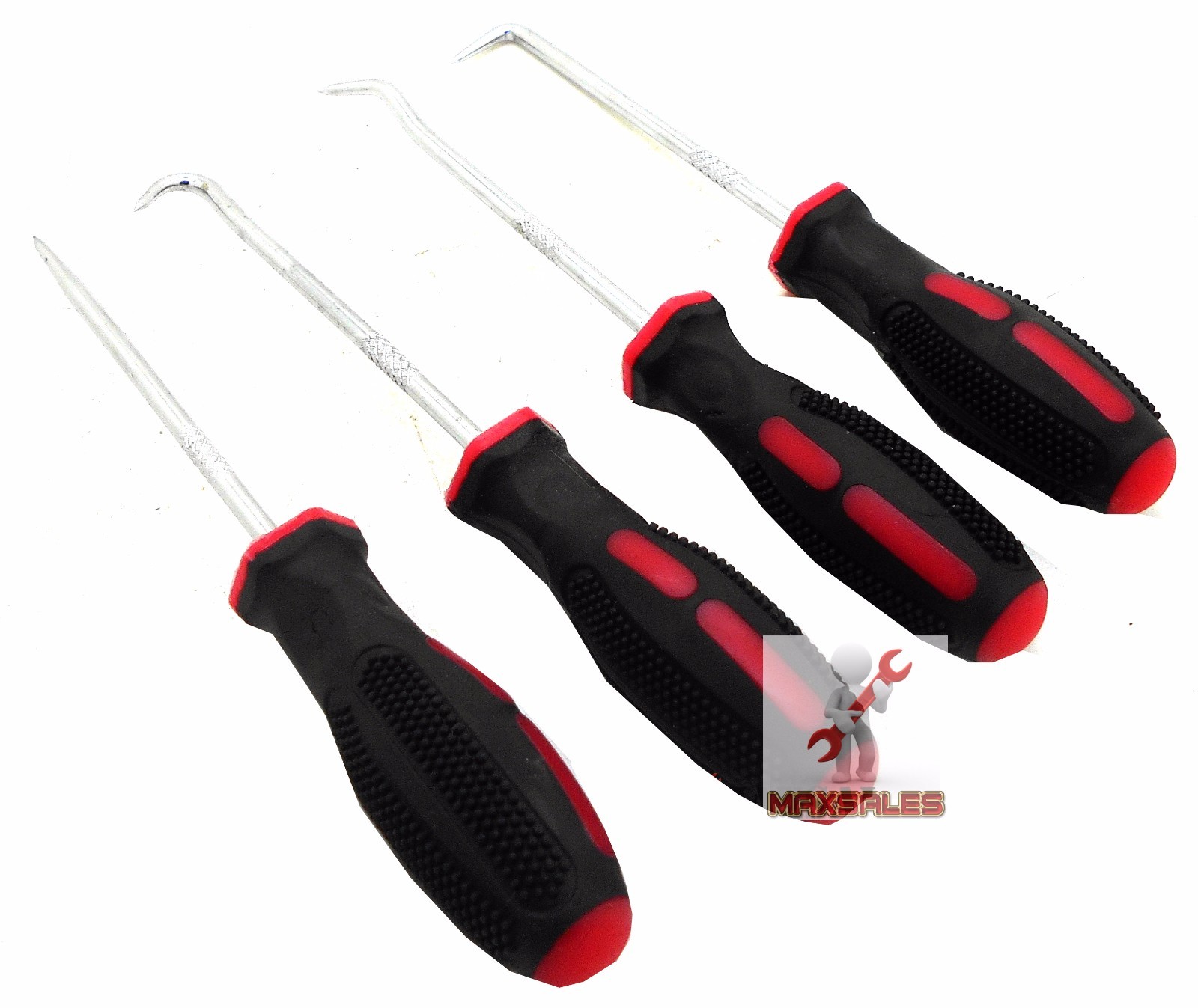 4 Pcs Hook and Pick Tool Set Hose Pick and Cotter Pin Puller for Hoses O-rings