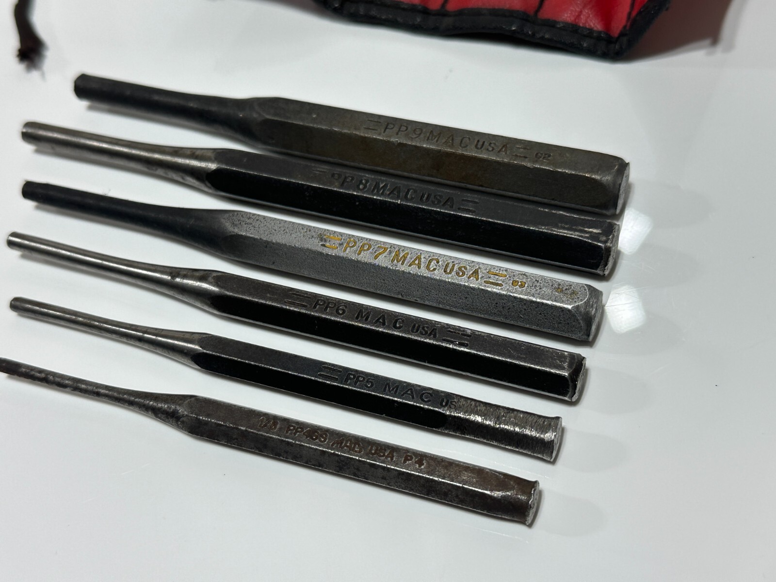 MAC Tools USA SMP60K 6pc Starter Punch Set PP4-9 in KB137 Kit Bag