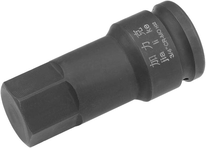 uxcell 3/4″ Drive x H32 (32mm) Impact Hex Bit Socket, Metric 4″ Length,
