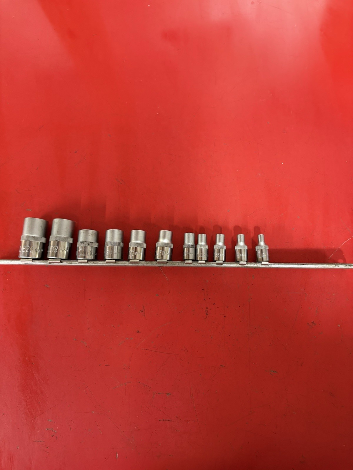 Cornwell – E4 -E20 11PC Combination Drive TORX Shallow Socket Set 11pc