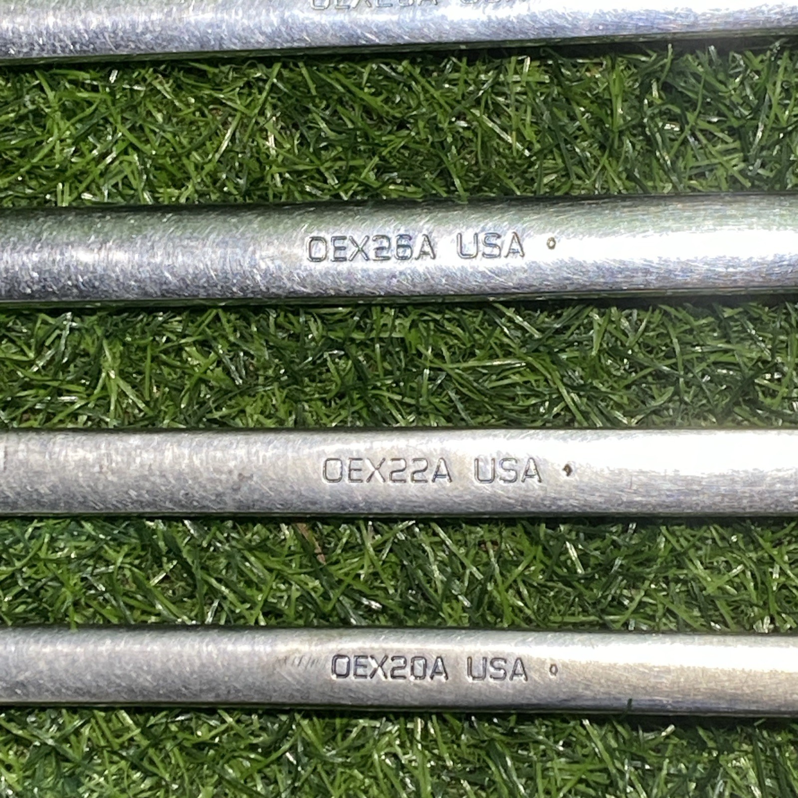 Vintage Snap-On USA 10pc SAE OEX12A – OEX32A Comb. Wrench Set Missing 24A