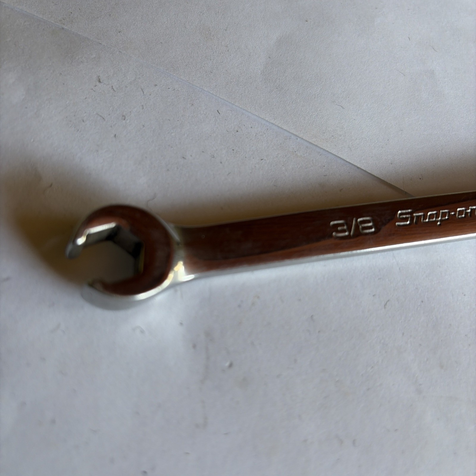 Snap-on Tools RXFS1214B 3/8″ X 7/16″ Double End Flare Nut Wrench US Made