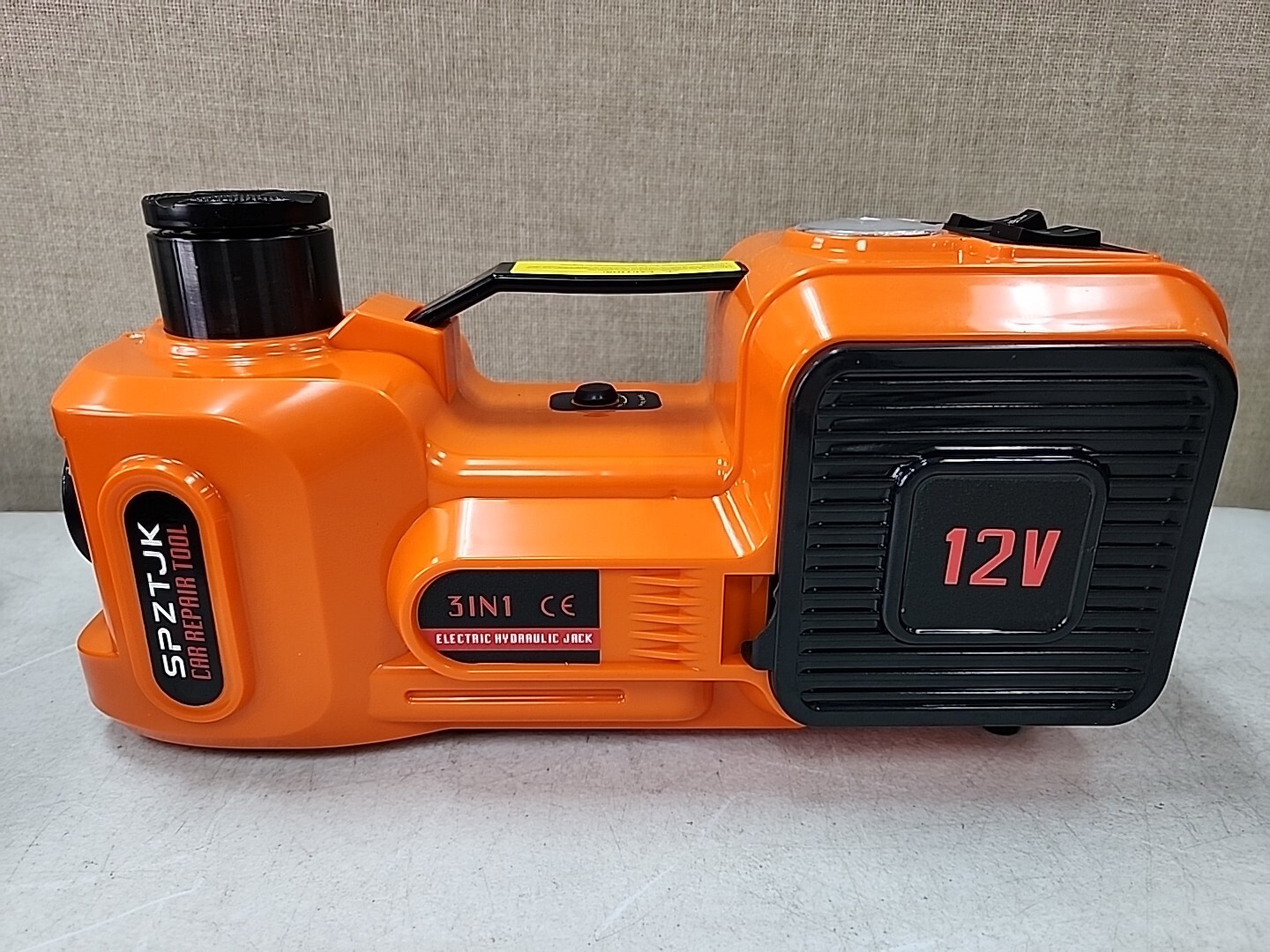 NEW SPZTJK 3 in 1 Electric Jack/Air Pump/12V LED Lighter Car Repair Tool Kit