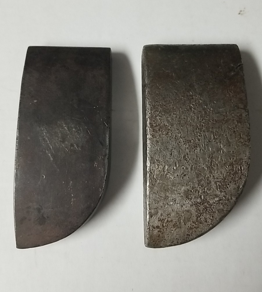 2 Vtg Auto Body Anvil Dollies Repair Tools 4 Lbs 7 Oz Total