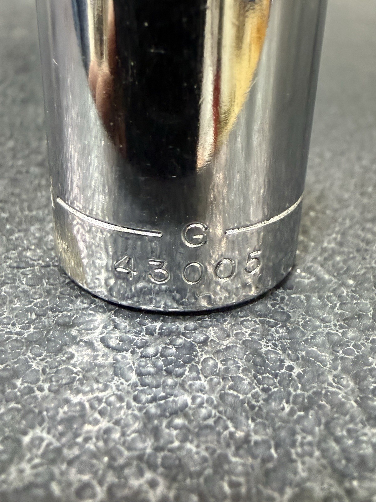Vtg 5/8″ Craftsman G-Series P/N 43005 3/8″ Drive 6-Point Socket USA Made NOS