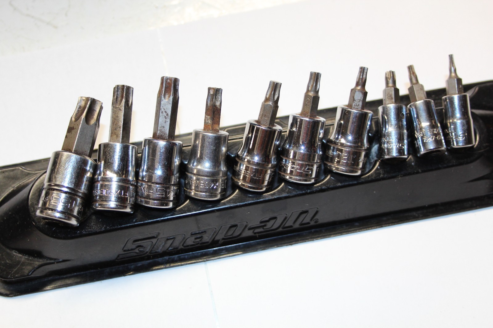 SNAP-ON TOOLS 10 pc Combination Drive TORX® Bit Standard Socket Set USA T55 T27