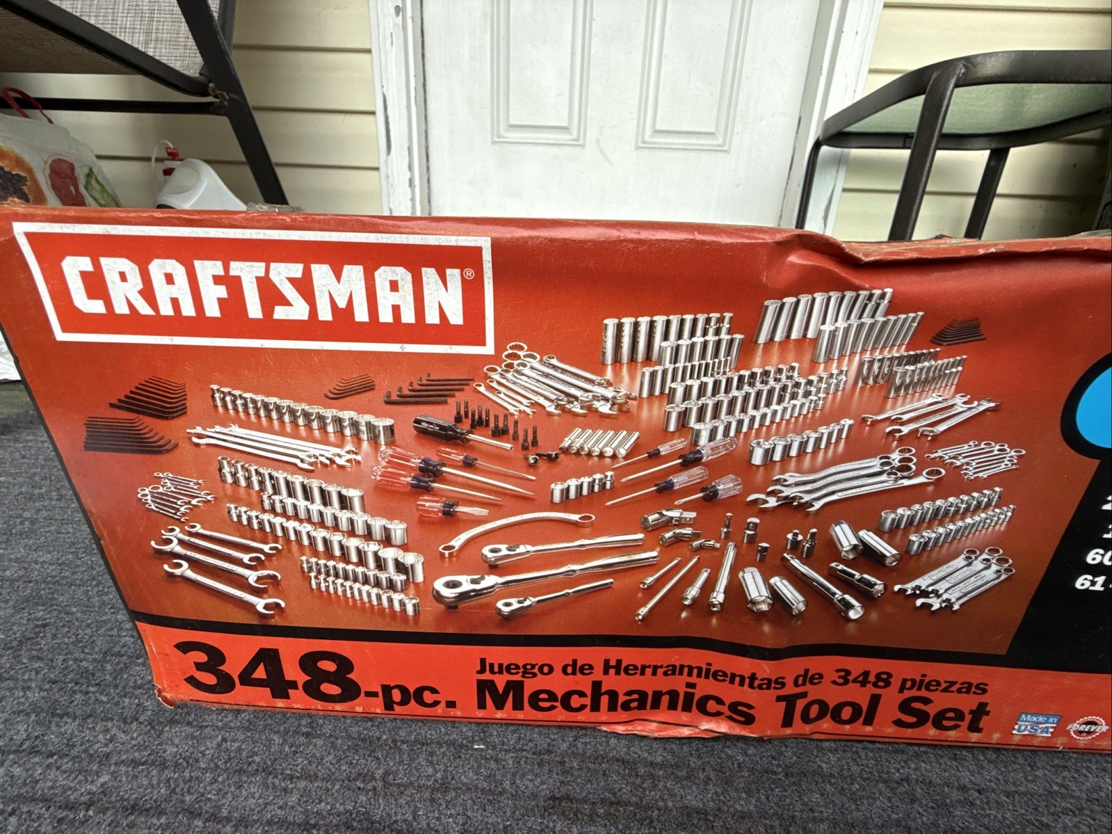 NOS Craftsman 348 Piece Mechanics Tool Set USA Box Never Opened New Old Stock