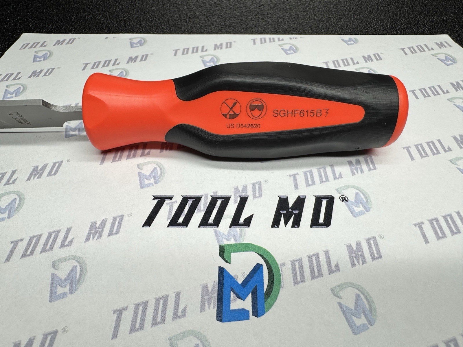 Snap-on Tools NEW ORANGE Soft Grip Flat 8” Length Blade Mill File SGHF615B 8MA