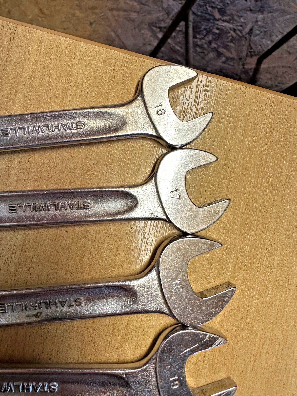 Stahlwille Open Box Spanner Set series 13 , 11 Piece, 16 -27mm