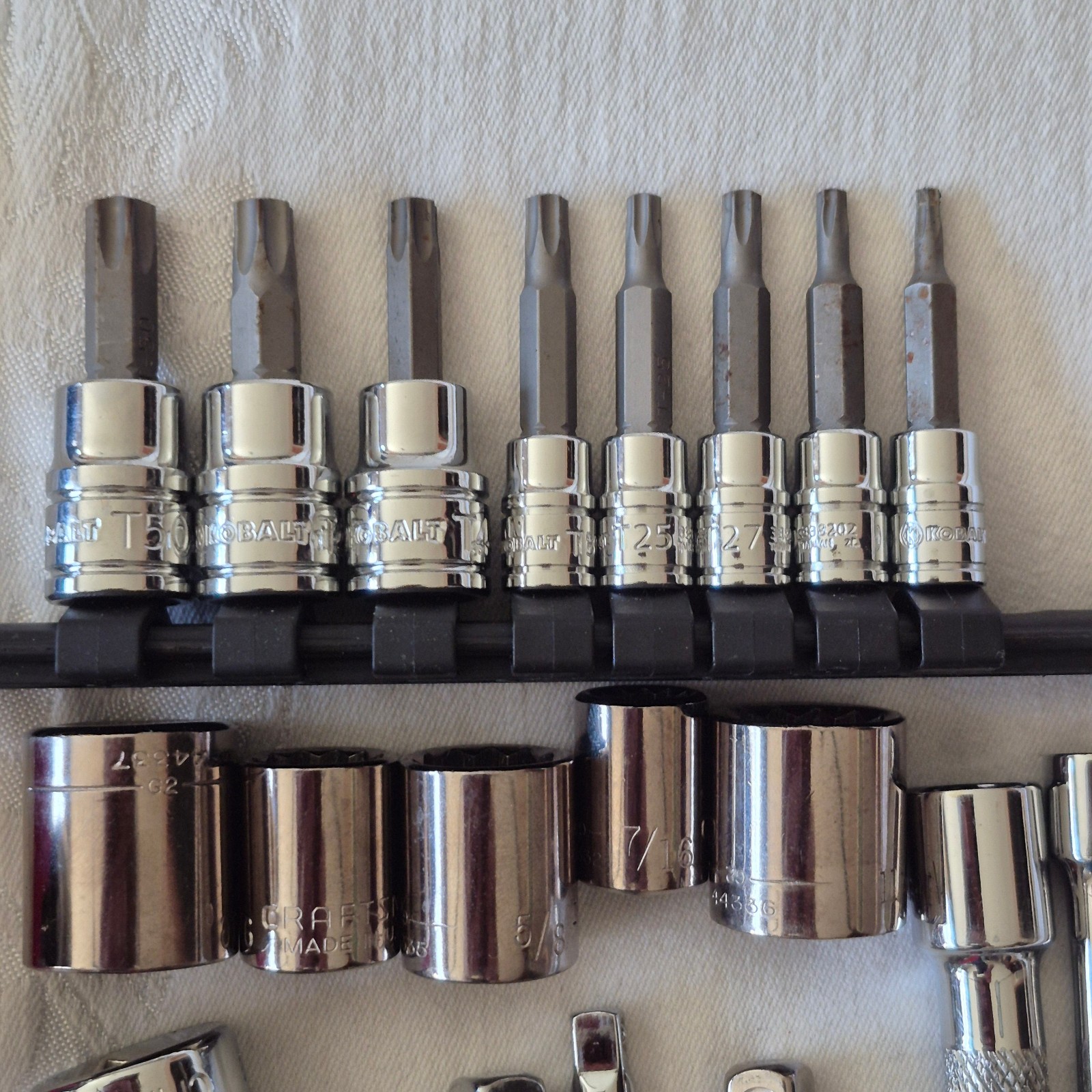 CRAFTSMAN MIXED SOCKET SETS SAE METRIC 3 RATCHETS SWIVELS ARES MAGNETIC HOLDERS