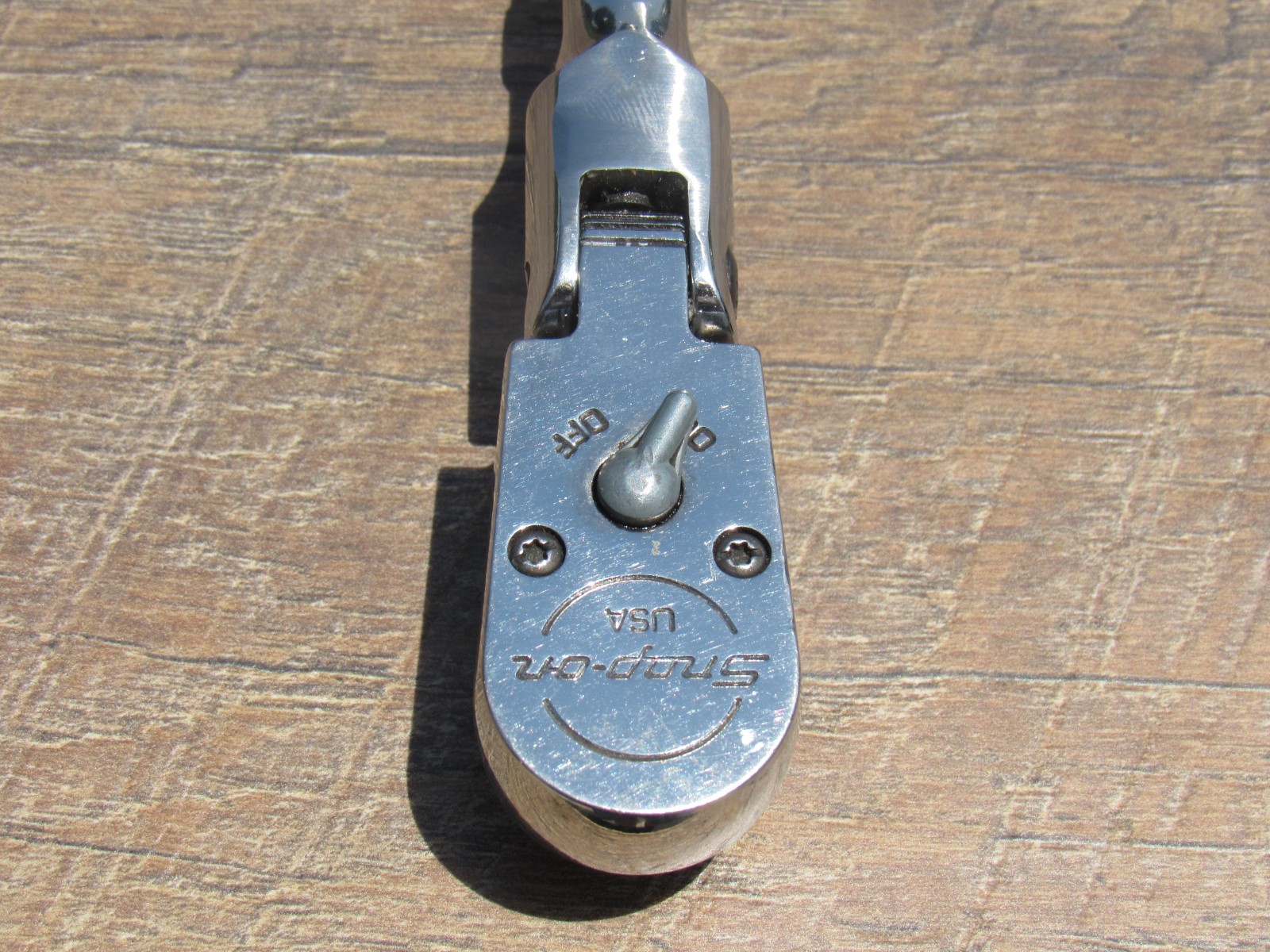 SNAP ON 3/8″ DRIVE FX936A LONG HANDLE LOCKING FLEX HEAD RATCHET NEW LOGO 11.5″