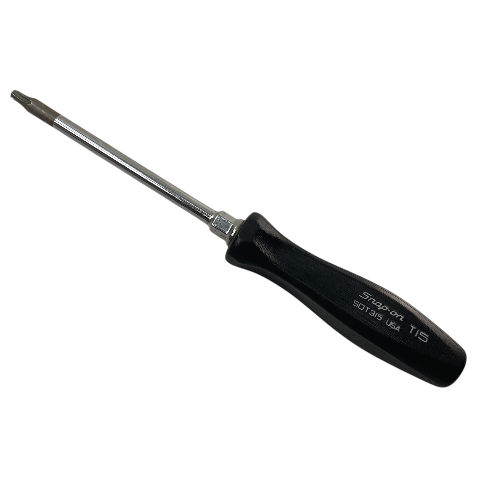 Snap-On Torx Screwdriver T15 SDT315 Mini Black Handle As Pictured Mechanic Tool