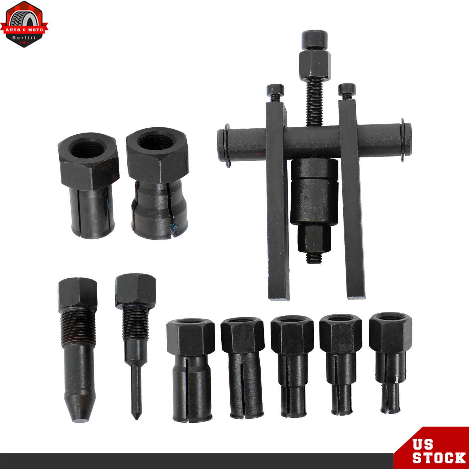 10PCS 8-25MM Motorcycle Inner Bearing Puller Tool Wheel Inner Bearing Removal
