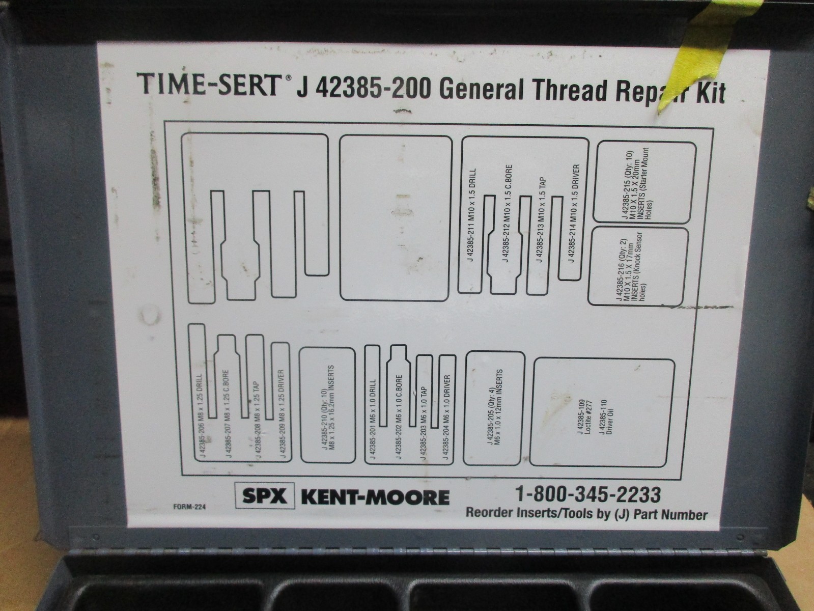 Kent Moore J-42385-200 Metal Case Only