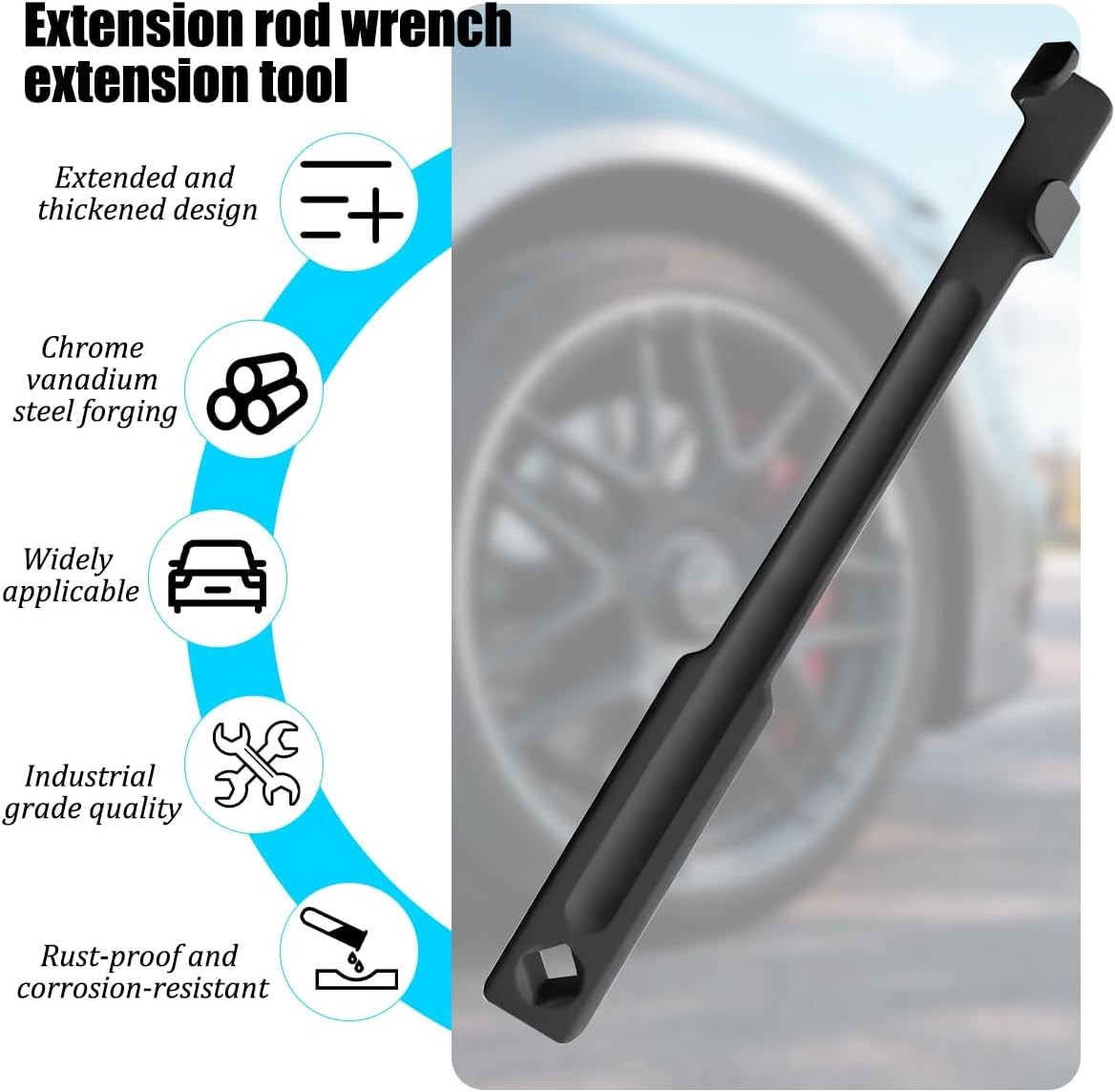 Wrench Extender & Offset Extension Wrench Set – Impact Ready for Tight Spaces