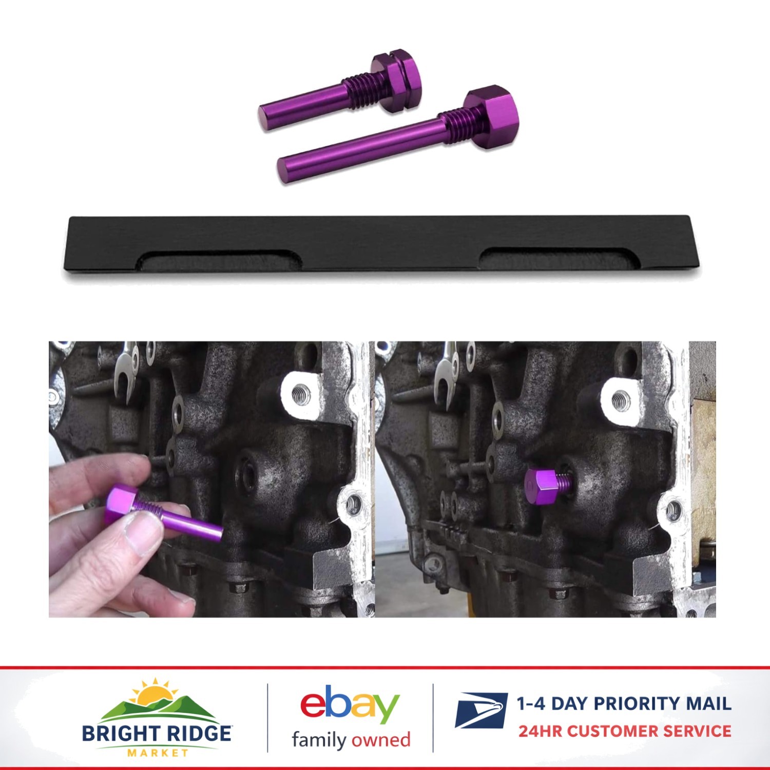 Aluminum Steel Timing Alignment Tool Set for Zetec Engines 2.0L 2.3L 2.5L