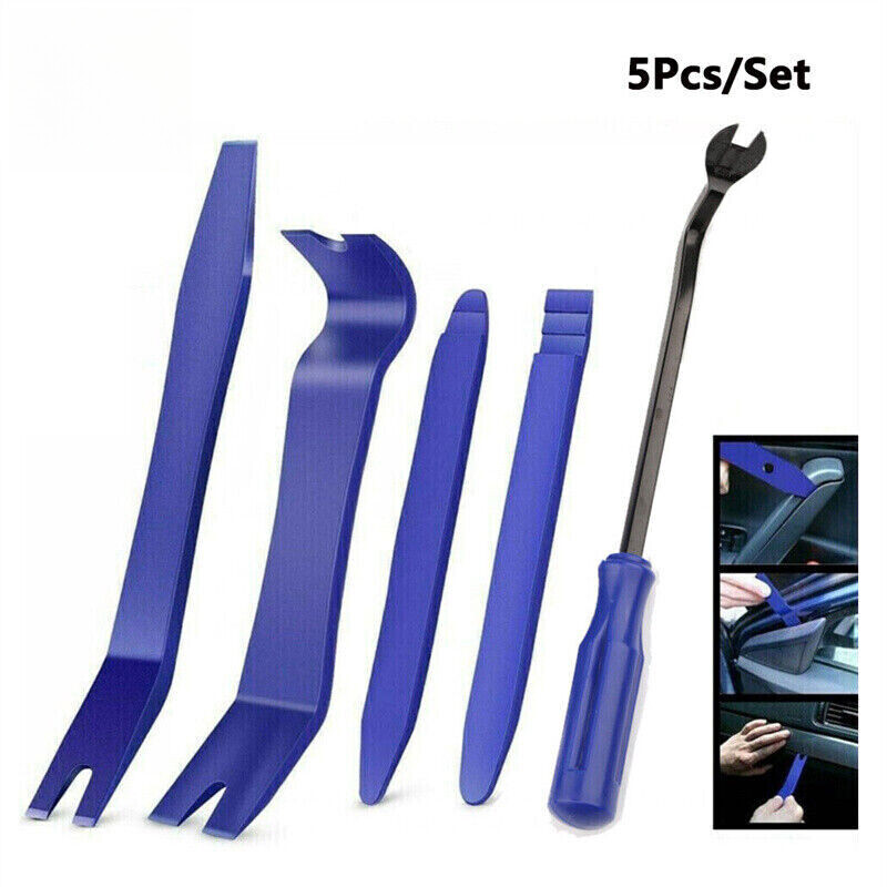 5Pcs/Set Trim Removal Pry Tool Kit for Car Radio Door Panel Fastener Dashboard