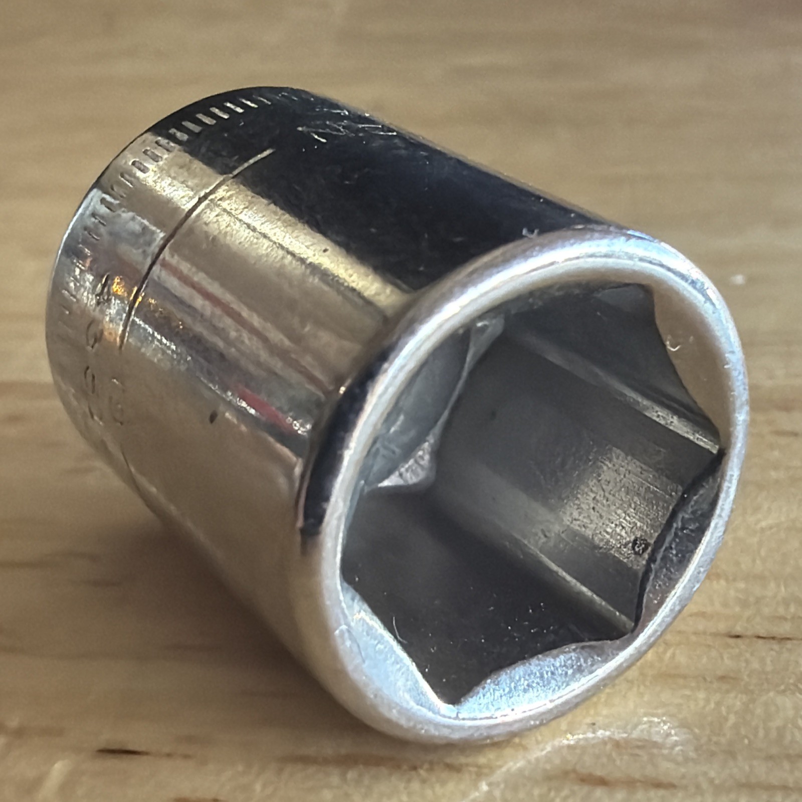 Craftsman 13mm Shallow Socket 1/4″ Drive 6 Point Inverted G1 Series 43514 USA