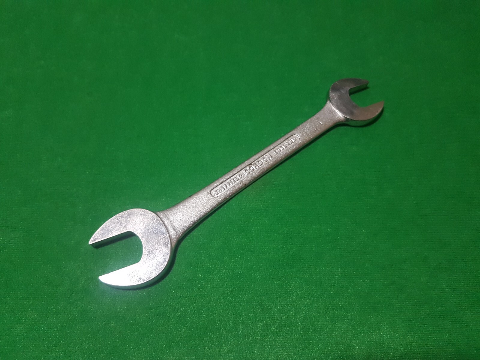 Vintage Gordon Open End Chrome Vanadium Spanner 11/16 AF x 3/4 AF **FREE POST**