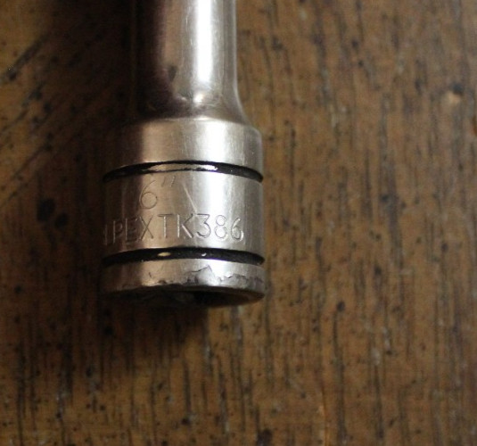 Blue Point Tools 6″ Long Chrome Knurled Extension 3/8″ Drive BLPEXTK386