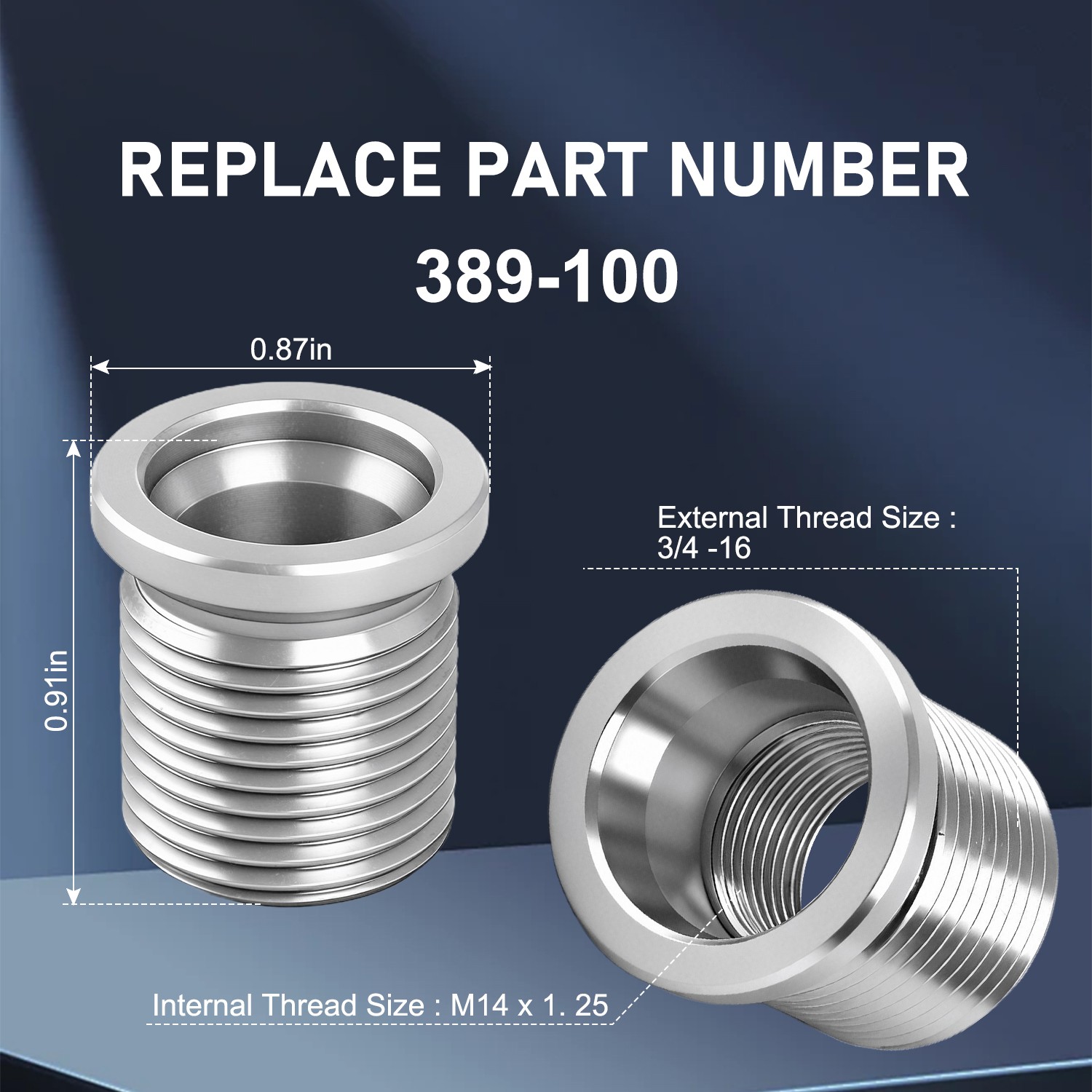 10x Spark Plug Port Thread Repair for Ford Triton 4.6L 5.4L V10 14mm 389-100