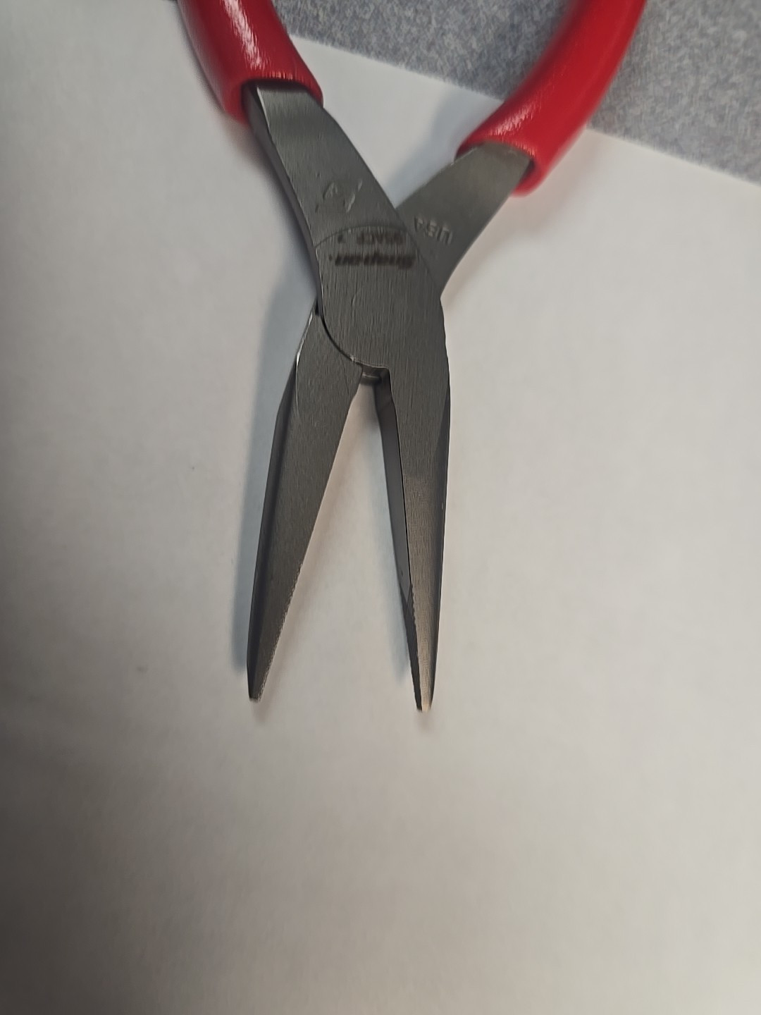 Snap on Tools USA NEW RED Soft Grip 6″ Needle Nose Pliers 95ACF