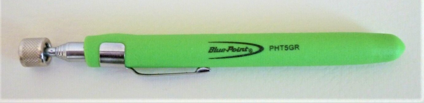 Snap-on’s BLUE POINT MAGNETIC PICK UP TOOL PHT5 *GREEN* TELESCOPING TO 25.5″ NEW