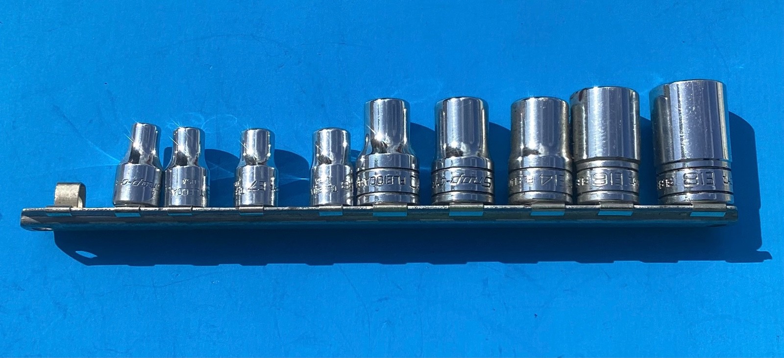 Snap-On Tools 1/4 & 3/8 Inch Drive E Inverted Torx Socket (Set Of 9) E5-E18
