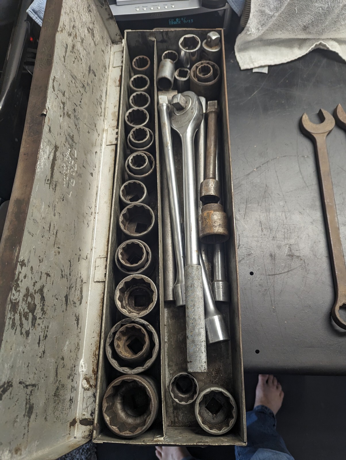 3/4″ DriveProto Ratchet & Extensions With assorted USA Sockets