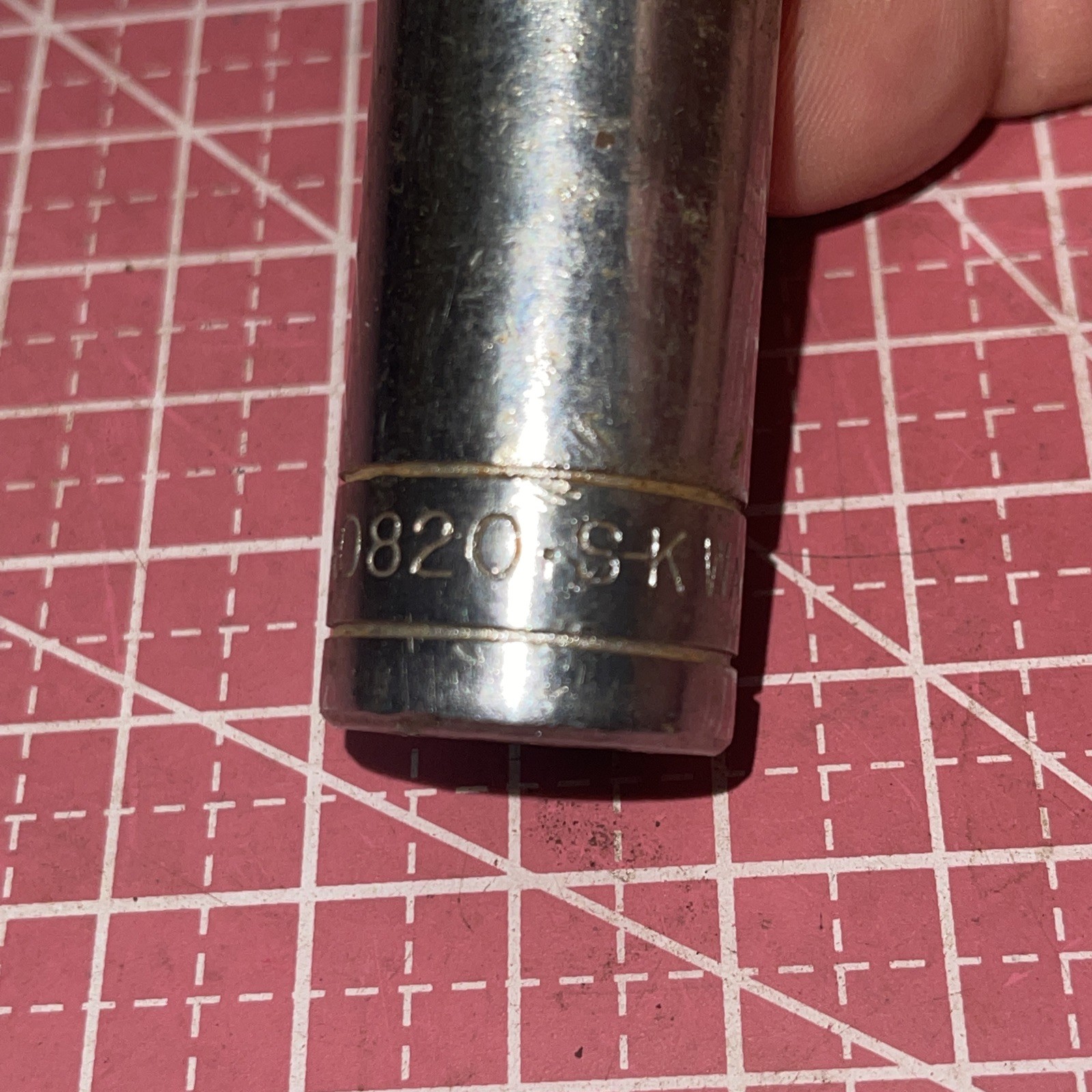 S-K Wayne USA 40820 5/8 In SAE 1/2 Drive 12 point Deep Socket Vintage SK 5/8”