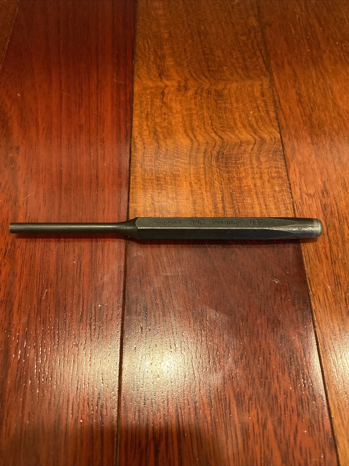 NEW! Snap-on Standard Length 5-1/4″ Long 3/16″ Point Pin Punch PPC106A
