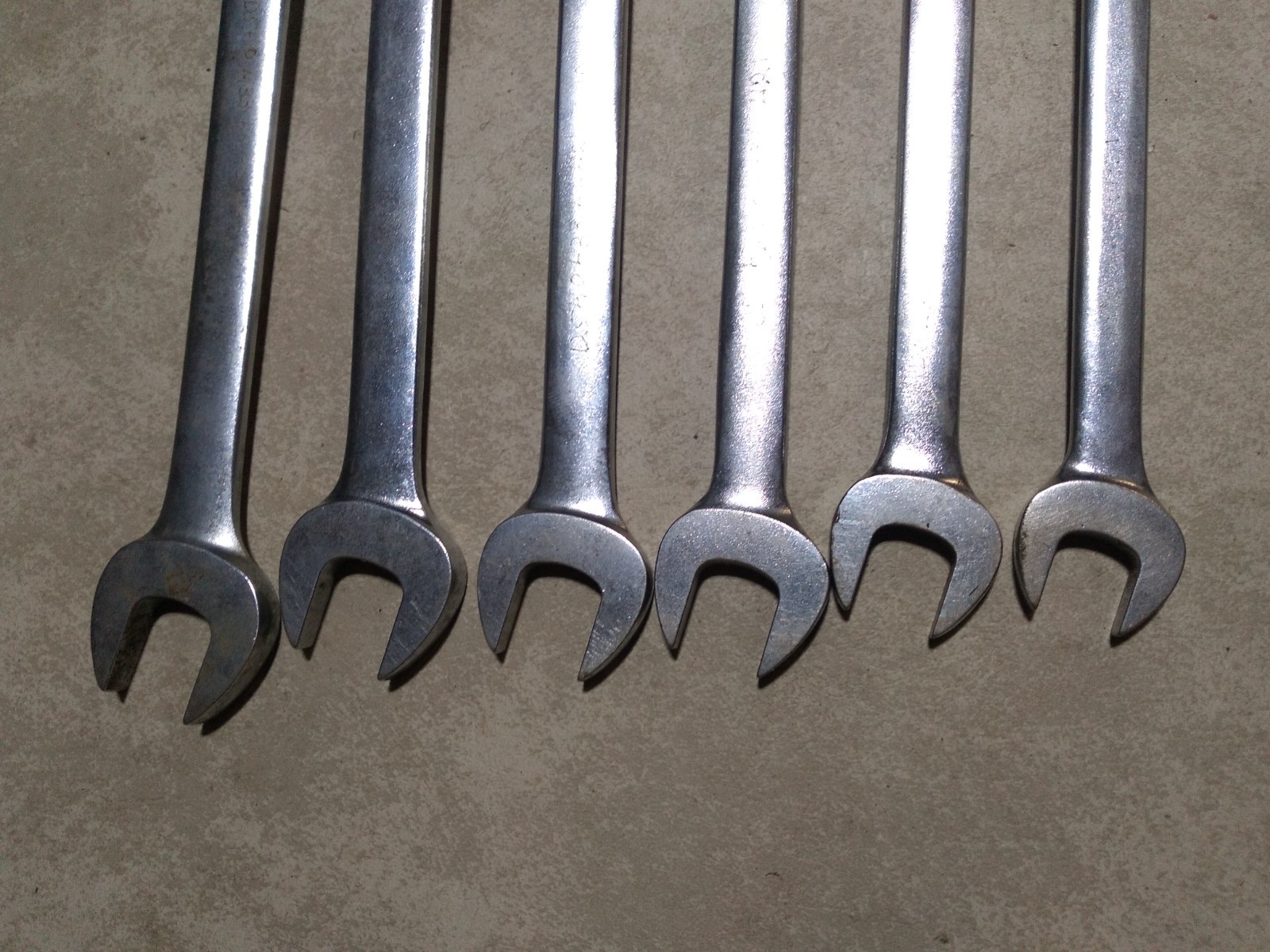 6-Blue Point Metric 12 Point Combination Wrenchs USA BOM14,15,16,17,18,19