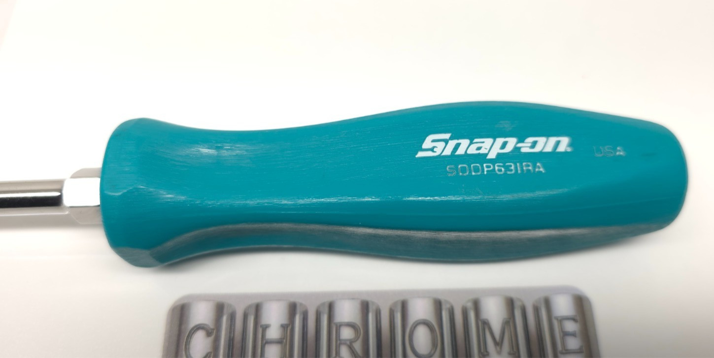 NEW Snap-on Tools USA TEAL Hard Handle #3 Phillips Screwdriver SDDP63IRA